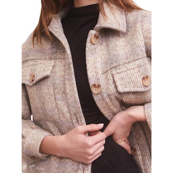 NEW Z SUPPLY sonoma plaid jacket in orchid rain - Picture 9 of 9